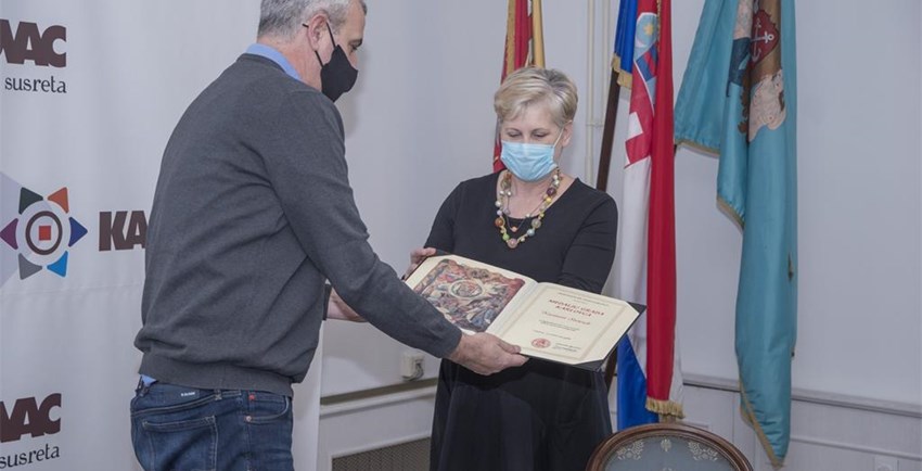 Medalja Grada Karlovca za Karmen Stišćak