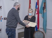 Medalja Grada Karlovca za Karmen Stišćak