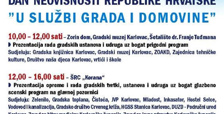 U službi Grada i Domovine - 8. listopad