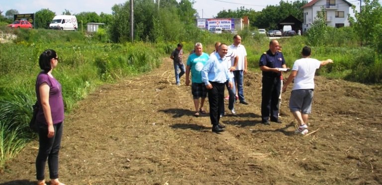 Gradonačelnik u obilasku malčiranja 